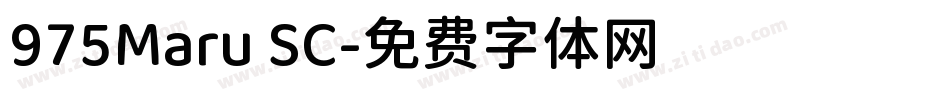 975Maru SC字体转换